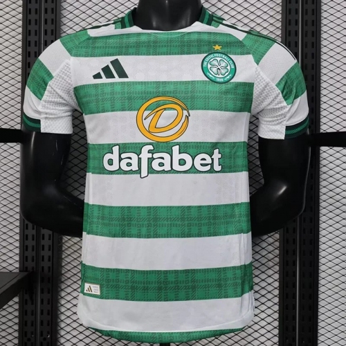 25/26 Celtic Home Player Version Soccer Jersey