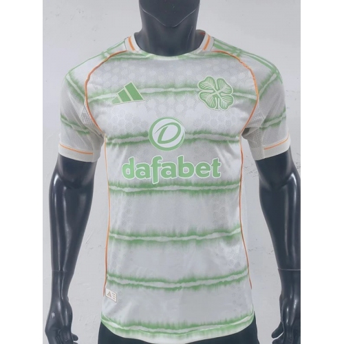 25/26 Celtic Third Player Version Soccer Jersey（胸前广告）