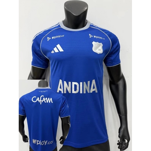 26/27 Millonarios FC Home Player Version Soccer Jersey 百万富翁