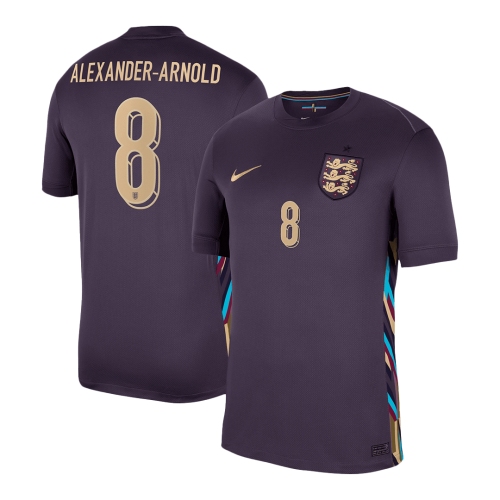 ALEXANDER-ARNOLD #8 England Away Soccer Jersey EURO