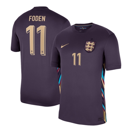 FODEN #11 England Away Soccer Jersey EURO