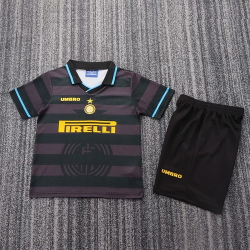 1997/1998 Retro Inter Milan Third Away Football Jersey Kids Size