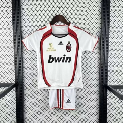2006/2007 Retro AC Milan Away Football Shirt Kids Size