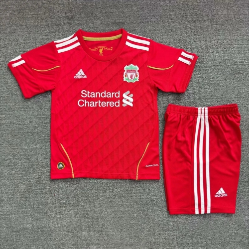 2010/2011 Retro Liverpool Football Shirt Home Kids Size