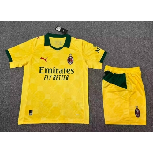 2025/2026 AC Milan Third Away Football Shirt Kids Size