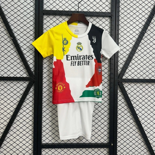 2025/2026 Cristiano Ronaldo Commemorative Edition Football Shirt Kids Size