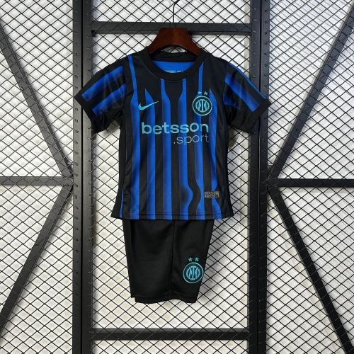 2025/2026 Inter Milan Home Football Jersey Kids Size