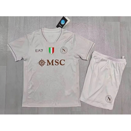 2025/2026 Napoli Away Soccer Jersey Kids Size