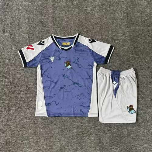 2025/2026 Real Sociedad Away Football Shirt Kids Size