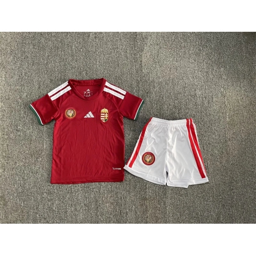 2026 Hungary National Team Home Football Shirt Kids Size