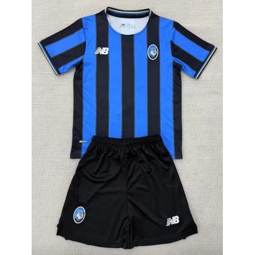 25/26 Atalanta Home Kids Soccer Jersey