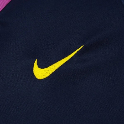 25/26 BAR Dark Blue Kids Half Pull Tracksuit #E2502 (半拉链)