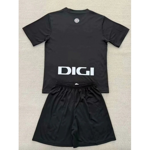 25/26 Bilbao Goalkeeper Black Kids Soccer Jersey