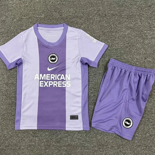 25/26 Brighton Away Kids Soccer Jersey