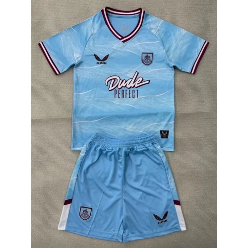 25/26 Burnley FC Away Kids Soccer Jersey