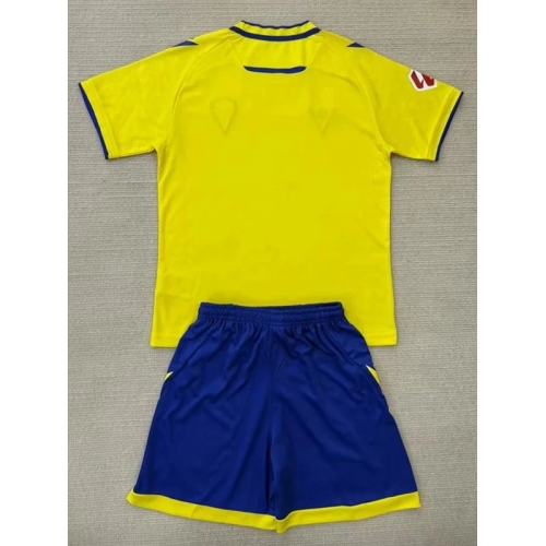25/26 Cadiz Home Kids Soccer Jersey