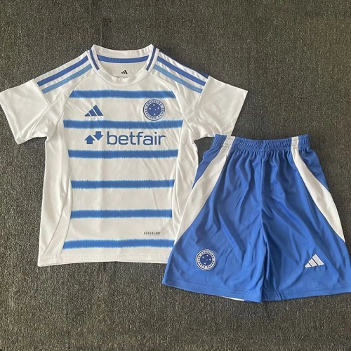 25/26 Cruzeiro Away Kids Soccer Jersey
