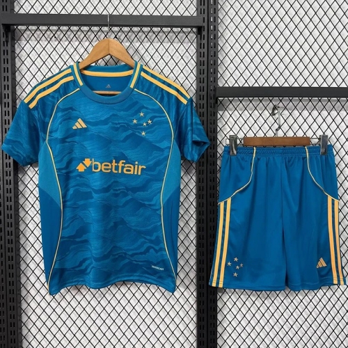 25/26 Cruzeiro Third Kids Soccer Jersey