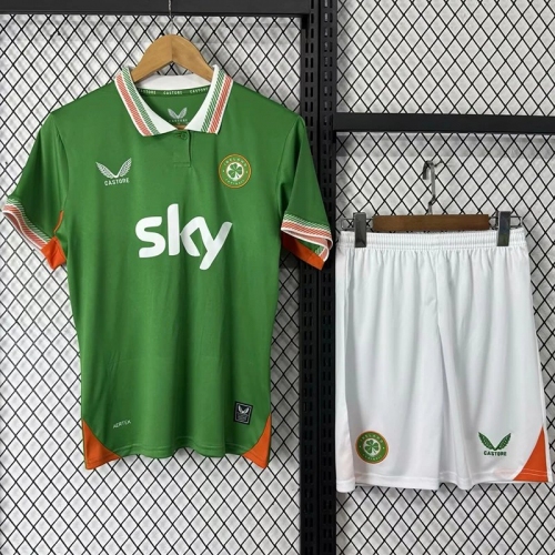 25/26 Ireland Home Kids Soccer Jersey
