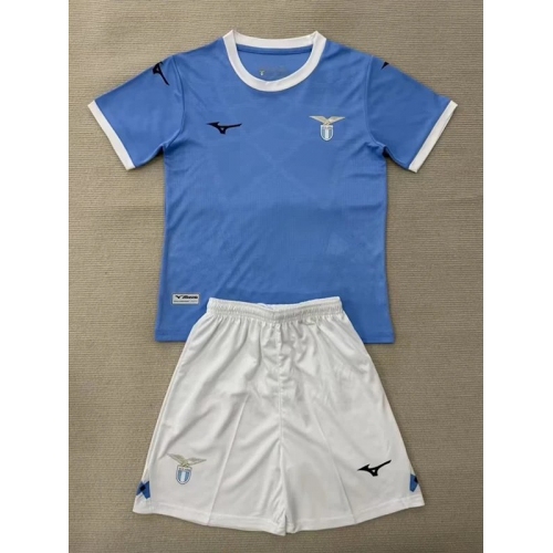 25/26 Lazio Home Kids Fans Soccer Jersey
