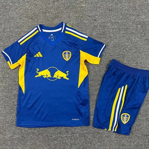 25/26 Leeds United Away Kids Soccer Jersey