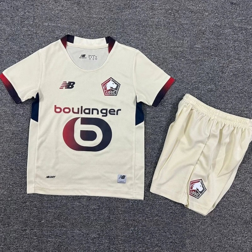 25/26 Lille Away Kids Soccer Jersey
