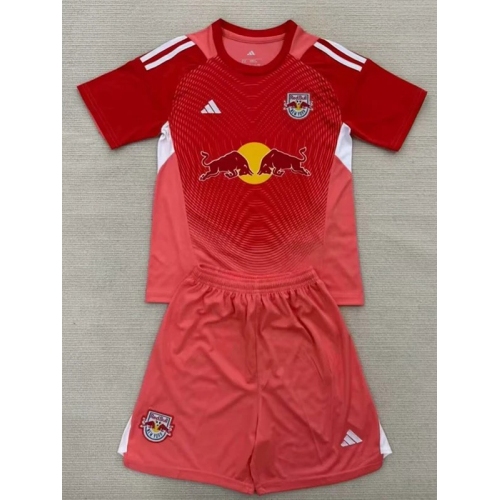 25/26 New York Red Bulls Goalkeeper Orange Kids Soccer Jersey
