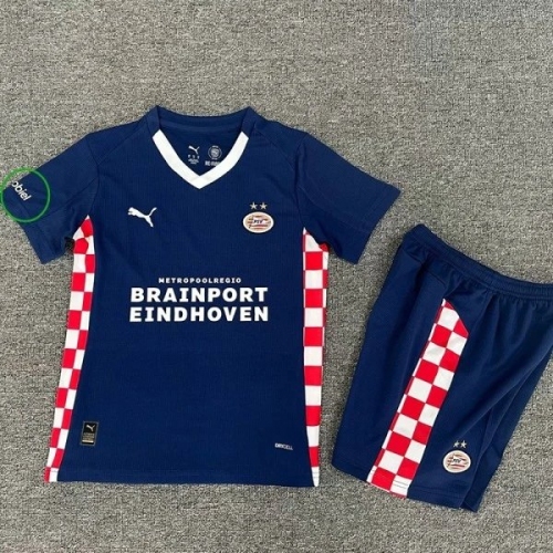 25/26 PSV Away Kids Soccer Jersey