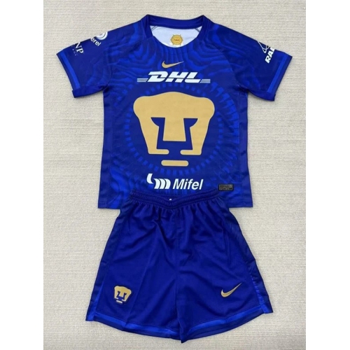 25/26 Pumas UNAM Away Kids Soccer Jersey