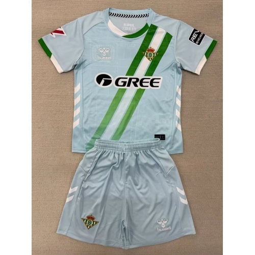 25/26 Real Betis Away Kids Soccer Jersey