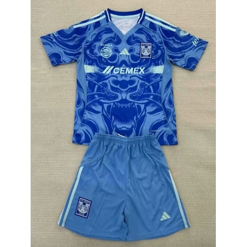 25/26 Tigres UANL Away Kids Soccer Jersey