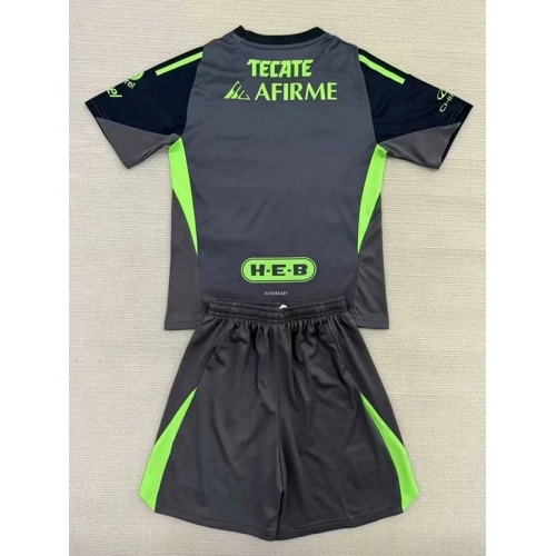 25/26 Tigres UANL Goalkeeper Black Kids Soccer Jersey