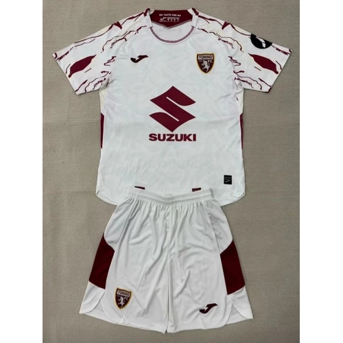 25/26 Torino Away Kids Soccer Jersey