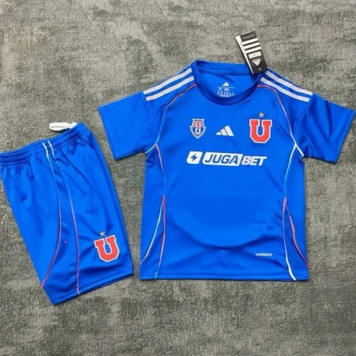 25/26 Universidad De Chile Home Kids Soccer Jersey