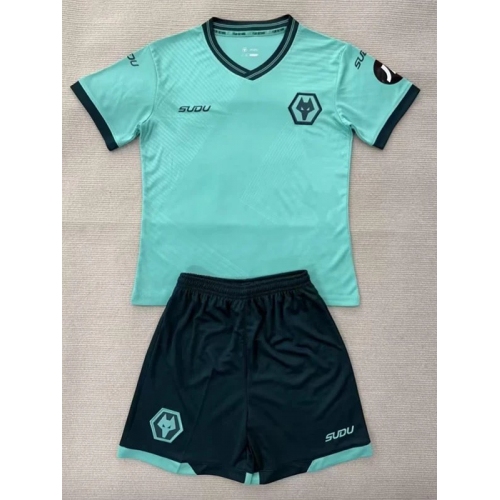 25/26 Wolves Away Kids Soccer Jersey