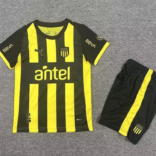 26/27 Atletico Penarol Home Kids Soccer Jersey (佩纳罗尔)