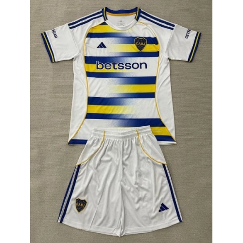 26/27 Boca Juniors Away Kids Soccer Jersey