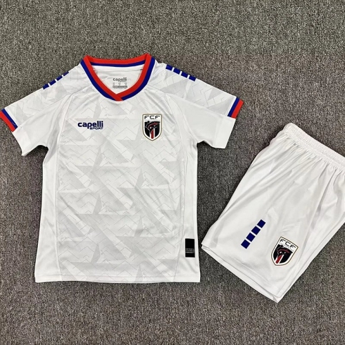 26/27 Cape Verde Away Kids Soccer Jersey