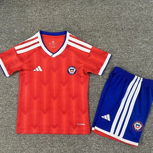 26/27 Chile Home Kids Soccer Jersey