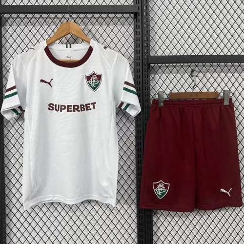 26/27 Fluminense Away Kids Soccer Jersey