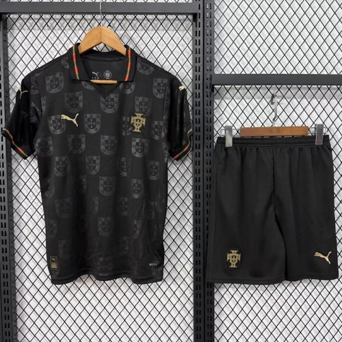 26/27 Portugal Commemorative Edition Black Kids Soccer Jersey