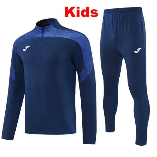 26/27 UA Royal Blue Kids Half Pull Tracksuit#815宝蓝(童装半拉链)