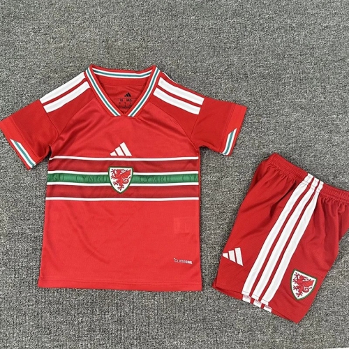 26/27 Wales Home Kids Soccer Jersey