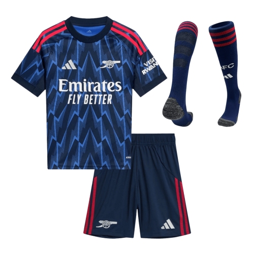 Arsenal Away Kids Soccer Jerseys Full Kit 2025/26