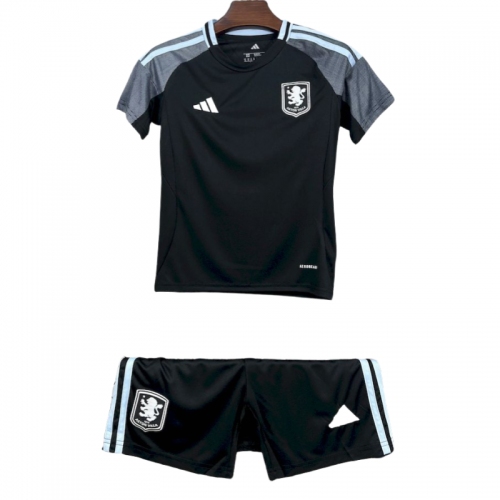 Aston Villa Away Kids kit Football jersey 2025-26