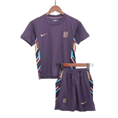 England Away Kids Soccer Jerseys Kit EURO