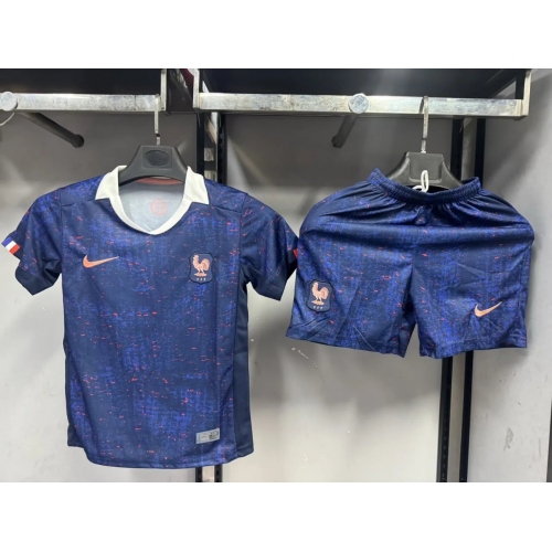 France Women's Team Euro 2025 Home Kids Suit