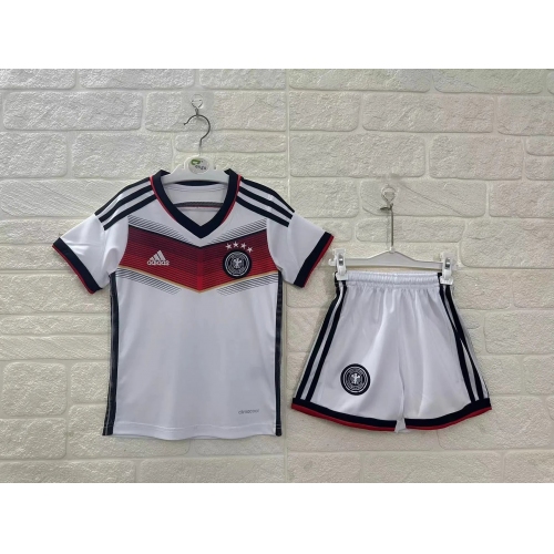 Germany Home Retro Kids Suit 2014/15