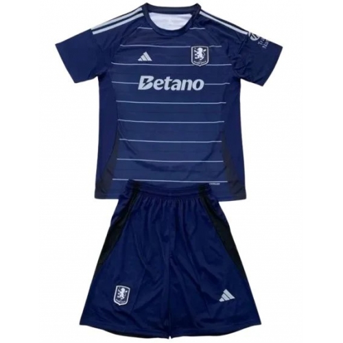 Kids Aston Villa Third Kits(Jersey+Shorts) 24/25