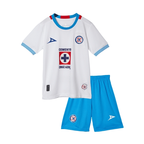 Kids Cruz Azul Away Soccer Kits 2024-25